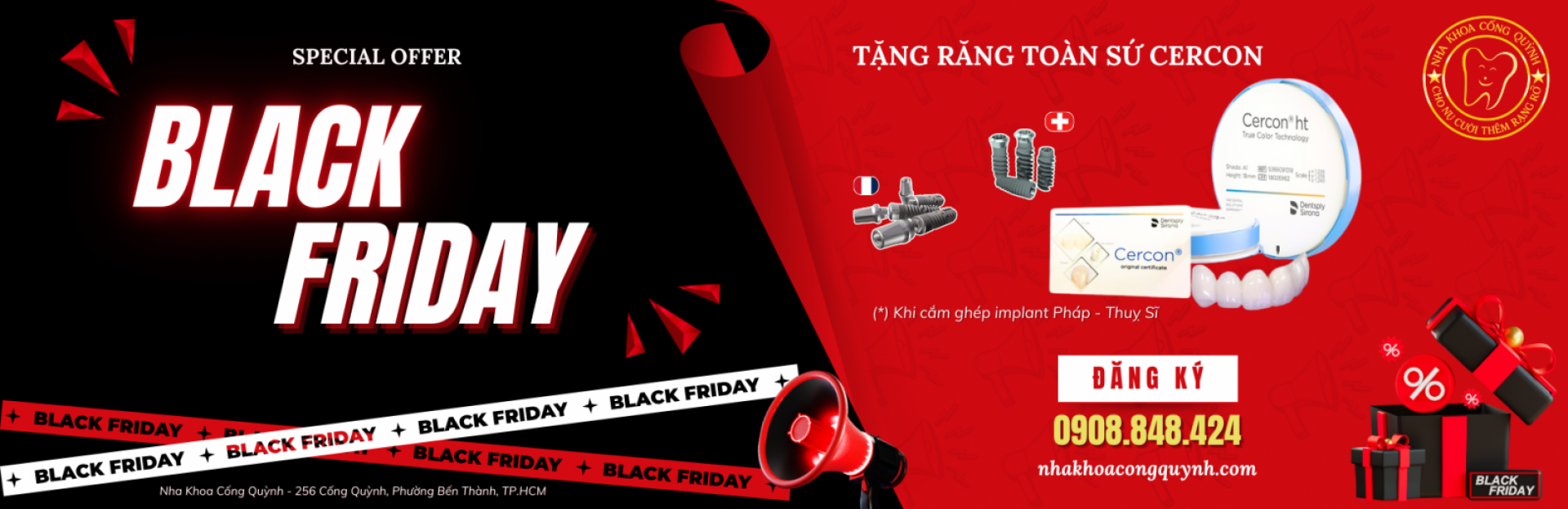 BLACK FRIDAY ƯU ĐÃI ĐẶC BIỆT CHO DỊCH VỤ CẤY GHÉP IMPLANT