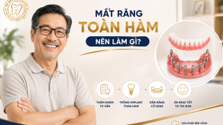 Mất răng toàn hàm nên làm gì?