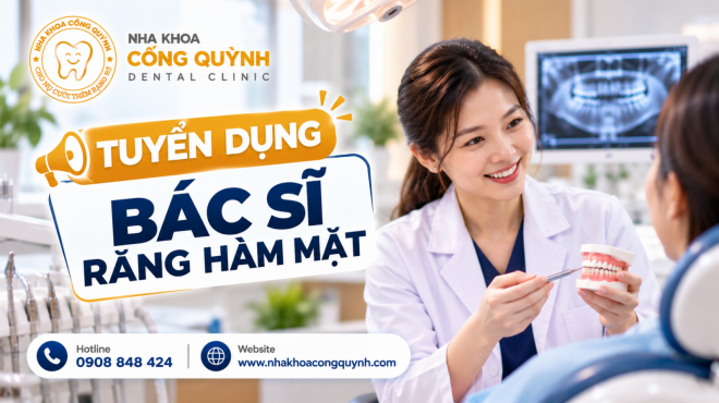 TUYỂN DỤNG BÁC SĨ RĂNG HÀM MẶT