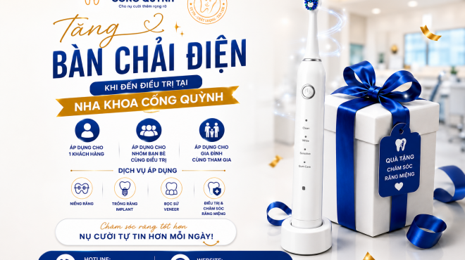 Điều Trị Răng - Tặng Ngay Bàn Chải Điện