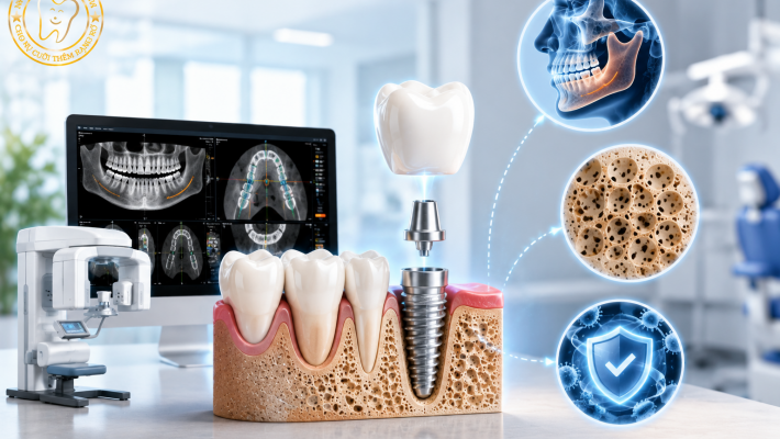Vì sao đánh giá mật độ xương quan trọng trước khi trồng Implant
