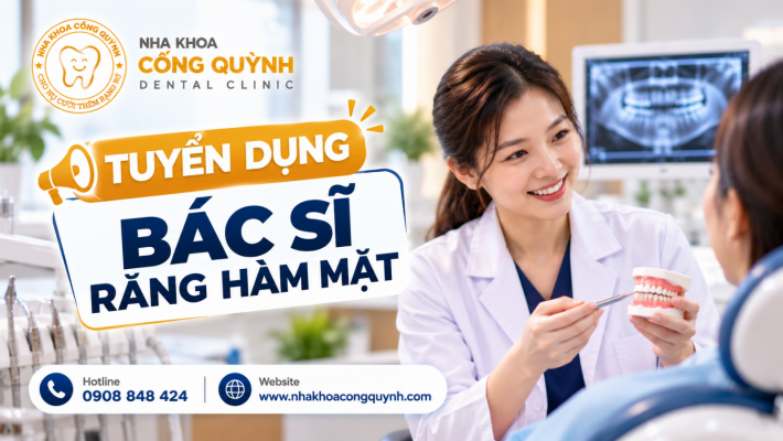 TUYỂN DỤNG BÁC SĨ RĂNG HÀM MẶT