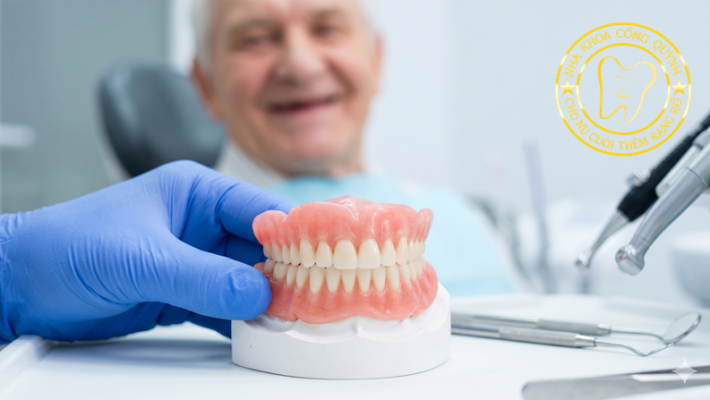 Hàm tháo lắp toàn hàm – Phục hình răng cho người mất răng