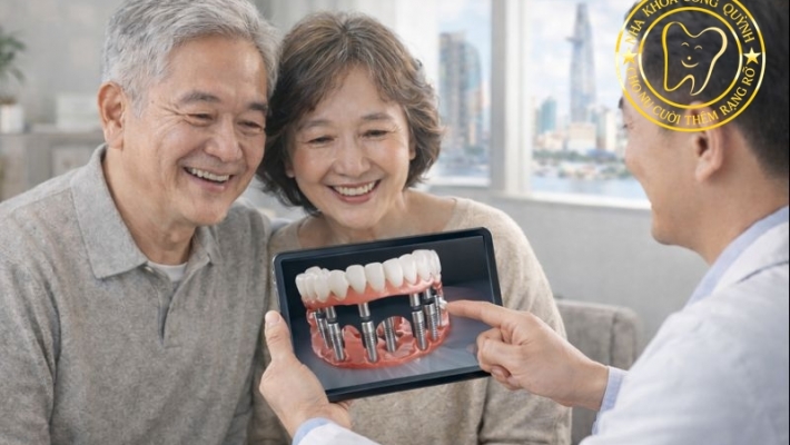 Răng chắc – sức khỏe tốt: món quà đầu năm cho ba mẹ sau tuổi 40