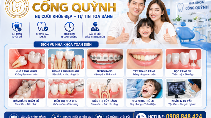 Nha khoa Quận 1 Dịch vụ toàn diện từ tổng quát đến chuyên sâu