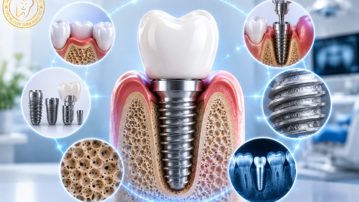 Các yếu tố quyết định độ ổn định của trụ Implant